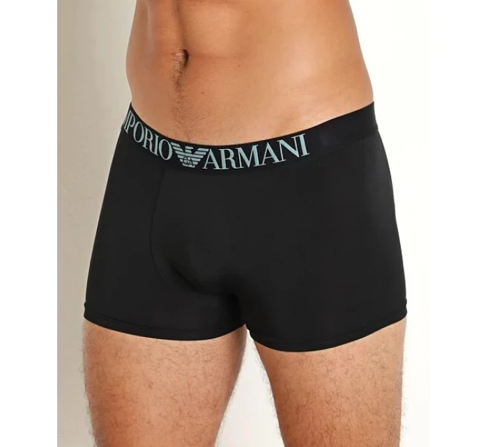 Pánské boxerky 00020 černé model 19009195 - Emporio Armani Pánské boxerky 00020 černé model 19009195 - Emporio Armani