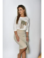 BLUZKA model 20495887 - OFF PINK