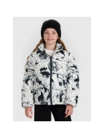 Dívčí péřová bunda se syntetickou výplní 4F 4FJRAW25TDJAF0748-11A