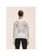 Dámské tričko Casall Maze Long Sleeve, bílé Dámské tričko Casall Maze Long Sleeve, bílé