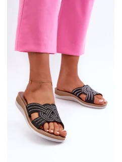 Pohodlné Dámské Žabky S  Černé model 21664611 - Inblu