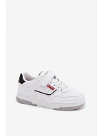 Dětské tenisky na suchý zip LEVI'S JOHN SE VJOH0012S Bílé Dětské tenisky na suchý zip LEVI'S JOHN SE VJOH0012S Bílé