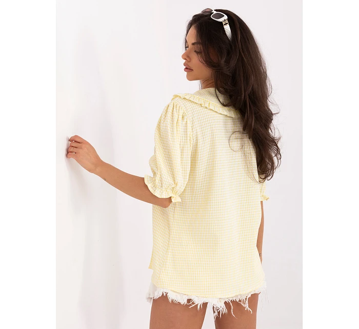 Koszula MI KS model 22118157 jasny żółty - FPrice