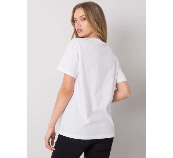 Nadměrné bílé bavlněné tričko