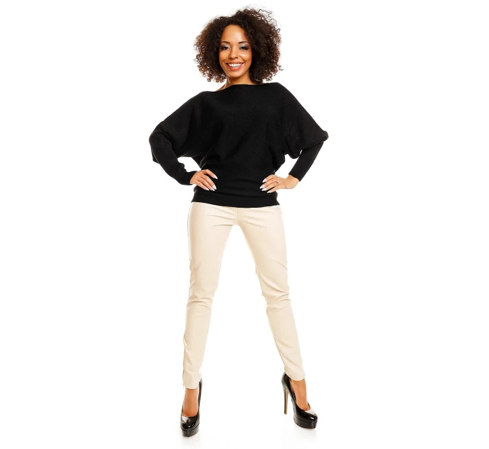 Dámský svetr s netopýřími rukávy 70003 - PeeKaBoo