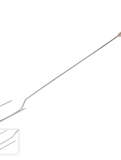 OHNIVÁ VIDLICE 100 CM S DŘEVĚNOU RUKOJETÍ