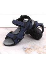 Sportovní sandály W model 18719600 na suchý zip v tmavě modré barvě - AMERICAN CLUB