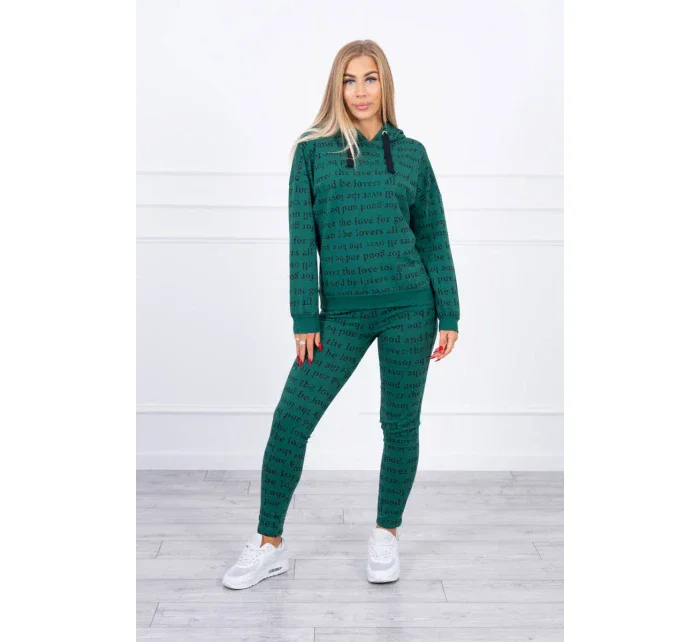 Zelená sada s potiskem