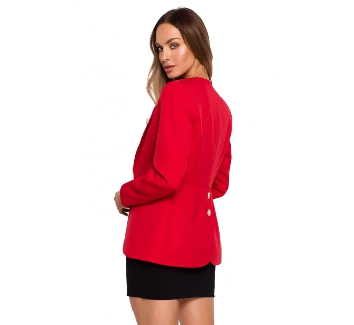 M665 Frakční plášť - červený