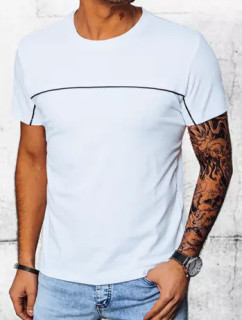 Obyčejné bílé tričko pro muže Dstreet RX5027