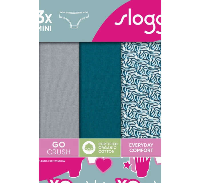 SLOGGI GO CRUSH MINI 3PACK V022 KALHOTKY