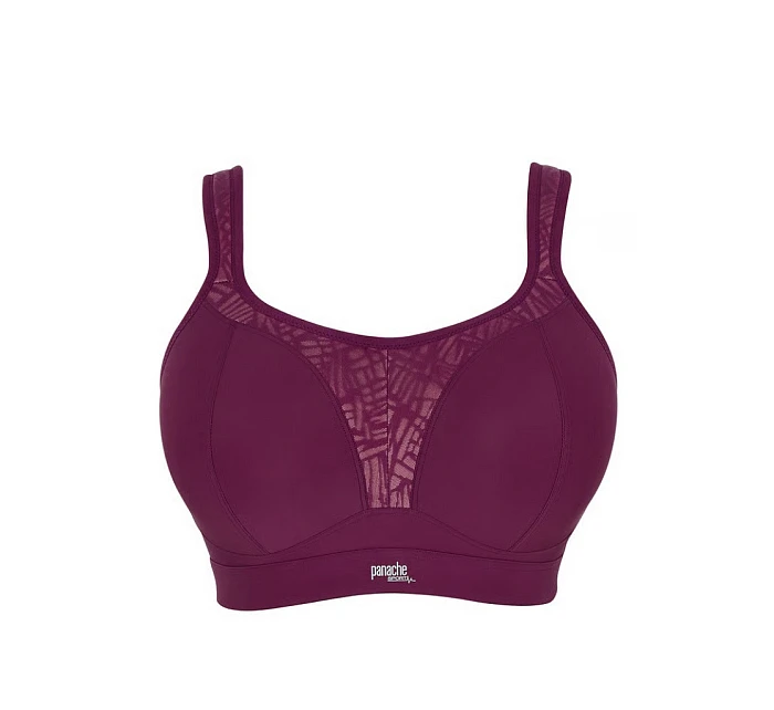 Sportovní podprsenka Panache 7341 34 D Bordó