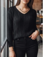 dámský svetr černý Dstreet model 21967082 - FashionStreet