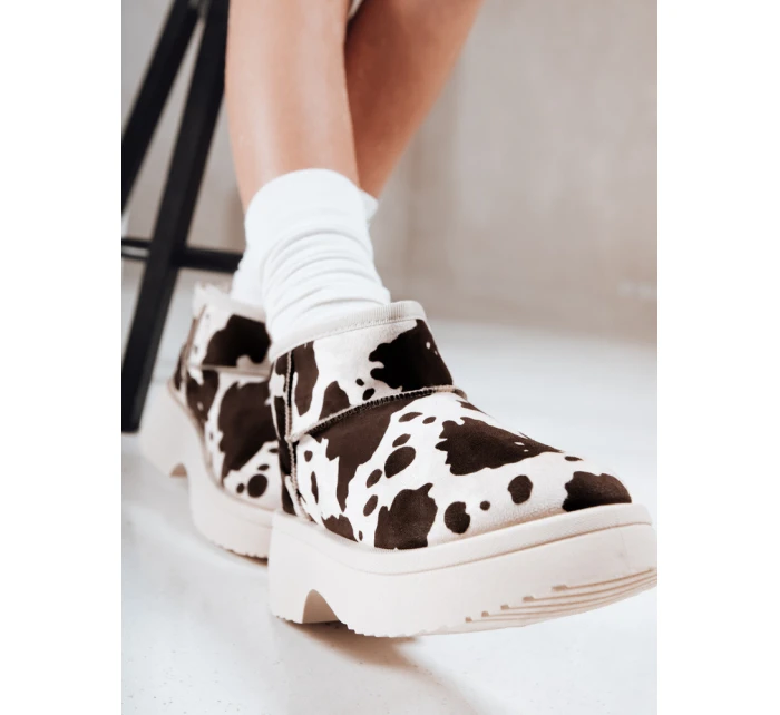 Dámské sněhové boty s tlustou podrážkou s nášivkami FashionStreet ZY1285