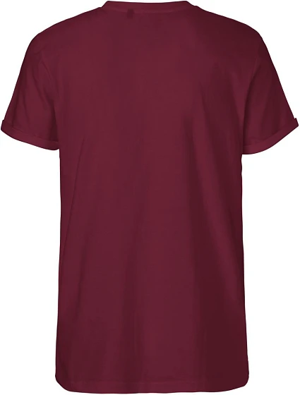 O Pánské bio tričko s ohrnutými rukávy bordeaux model 22504537 - Neutral O Pánské bio tričko s ohrnutými rukávy bordeaux model 22504537 - Neutral
