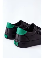 Dětské Kožené Tenisky BIG STAR DD374147 Černé Dětské Kožené Tenisky BIG STAR DD374147 Černé