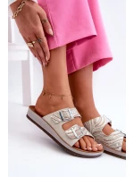 Pohodlné Dámské Žabky S  Béžové model 21664595 - Inblu