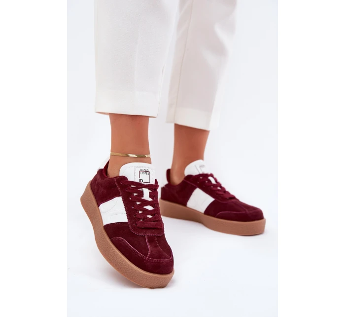 Semišové Sneakersy Dámské model 21703309 - Daniel Lopez Just Dare Semišové Sneakersy Dámské model 21703309 - Daniel Lopez Just Dare