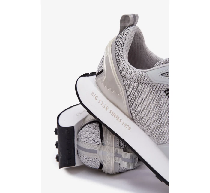 Pánské tenisky na platformě Big Star HI-POLY SYSTEM – šedé