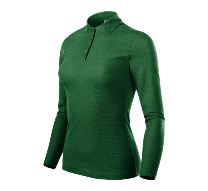 Pique Polo LS polokošile dámská lahvově zelená Pique Polo LS polokošile dámská lahvově zelená