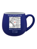 Personalizovaný hrneček s mapou Personalizovaný hrneček s mapou