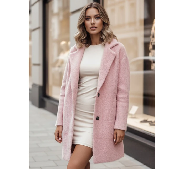 Dámský kabát RITA II růžový Dstreet model 21980442 - FashionStreet Dámský kabát RITA II růžový Dstreet model 21980442 - FashionStreet