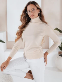 Dámský svetr s rolákem VANORIA cream FashionStreet MY2487