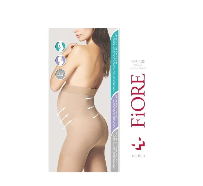 Fiore punčocháče M 5208 Mama 20 den 5-XL