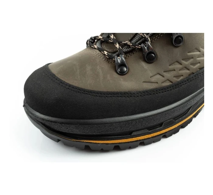 model 21479880 pánské trekové boty kožené nepromokavé kotníkové boty - Grisport