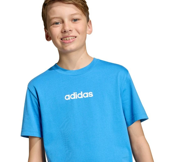 Dětské tričko adidas Essentials modré KE0836 Dětské tričko adidas Essentials modré KE0836