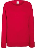 LadyFit Raglan Sweat Dámská raglánová mikina red model 22434210 - Fruit of the Loom LadyFit Raglan Sweat Dámská raglánová mikina red model 22434210 - Fruit of the Loom