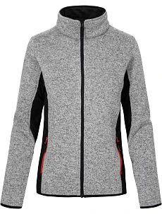 Promodoro 7705 Dámská pracovní pletená fleecová bunda 40.7705 heather grey