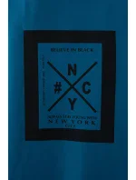 Bunda oversize s kapucí navy