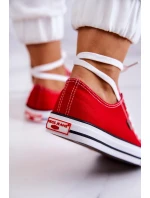 Dámské klasické tenisky model 21577962 červená - Cross Jeans