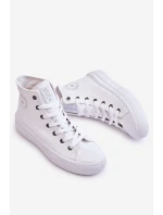 Dámské vysoké tenisky Big Star LL274A183 Bílé
