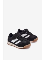 Dětské Sneakersy Sportovní Boty Na Suchý Zip Černé model 21700737 - Boto Dětské Sneakersy Sportovní Boty Na Suchý Zip Černé model 21700737 - Boto