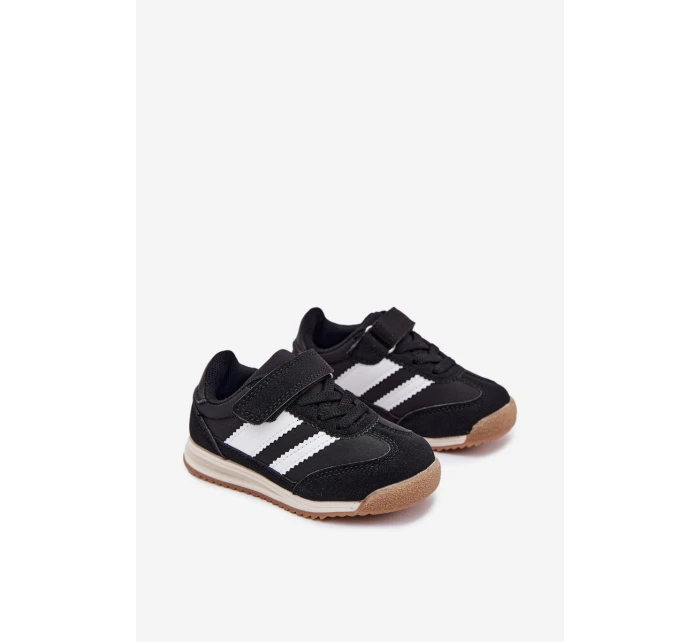 Dětské Sneakersy Sportovní Boty Na Suchý Zip Černé model 21700737 - Boto Dětské Sneakersy Sportovní Boty Na Suchý Zip Černé model 21700737 - Boto