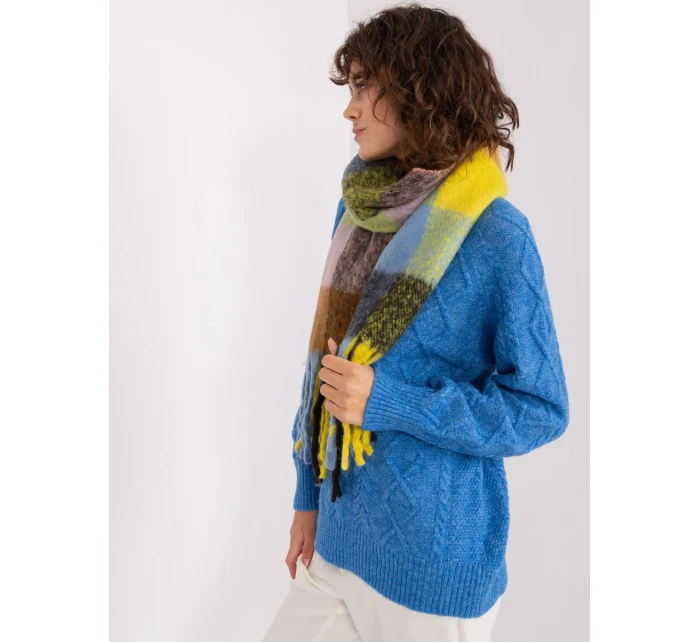 Šála AT SZ 2311501.90 černá a žlutá Šála AT SZ 2311501.90 černá a žlutá