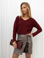 Spódnica IT SD model 22554292 ciemny bezowy - FPrice Spódnica IT SD model 22554292 ciemny bezowy - FPrice