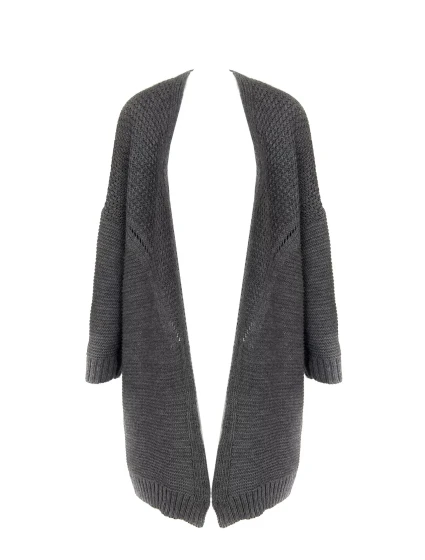 Dámský úpletový svetr delší jednobarevný - Lemoniade