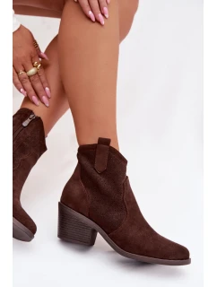 Boty na podpatku  model 224427 Step in style