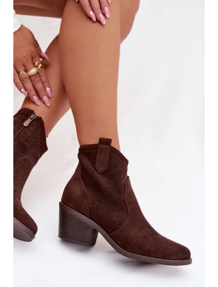 Boty na podpatku  model 224427 Step in style