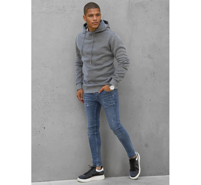 Pánská tmavě šedá mikina FashionStreet BX5427
