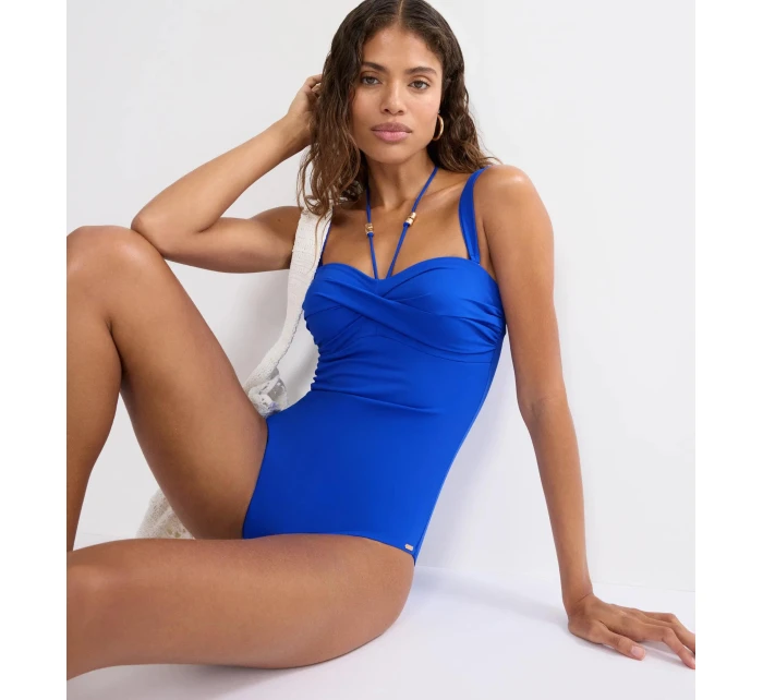 Dámské jednodílné plavky Summer Twist OPD 01 - BLUE - modré 7446 - TRIUMPH Dámské jednodílné plavky Summer Twist OPD 01 - BLUE - modré 7446 - TRIUMPH