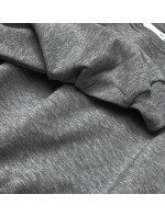 Tmavě šedý dámský dres s krátkou mikinou model 17139036 - J.STYLE
