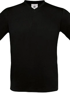 B&C Exact V-Neck Tričko s výstřihem do V 01.0006 black