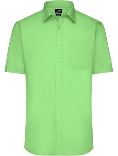Daiber JN 680 Popelínová košile s krátkým rukávem 02.0680 lime green