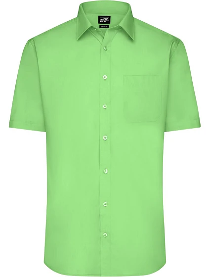 Daiber JN 680 Popelínová košile s krátkým rukávem 02.0680 lime green Daiber JN 680 Popelínová košile s krátkým rukávem 02.0680 lime green