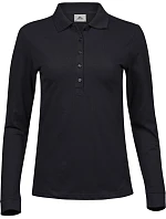 TJ 146 Dámské luxusní elastické piqué polo model 22450880 black - Tee Jays TJ 146 Dámské luxusní elastické piqué polo model 22450880 black - Tee Jays