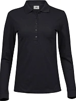 Tee Jays TJ 146 Dámské luxusní elastické piqué polo 18.0146 black